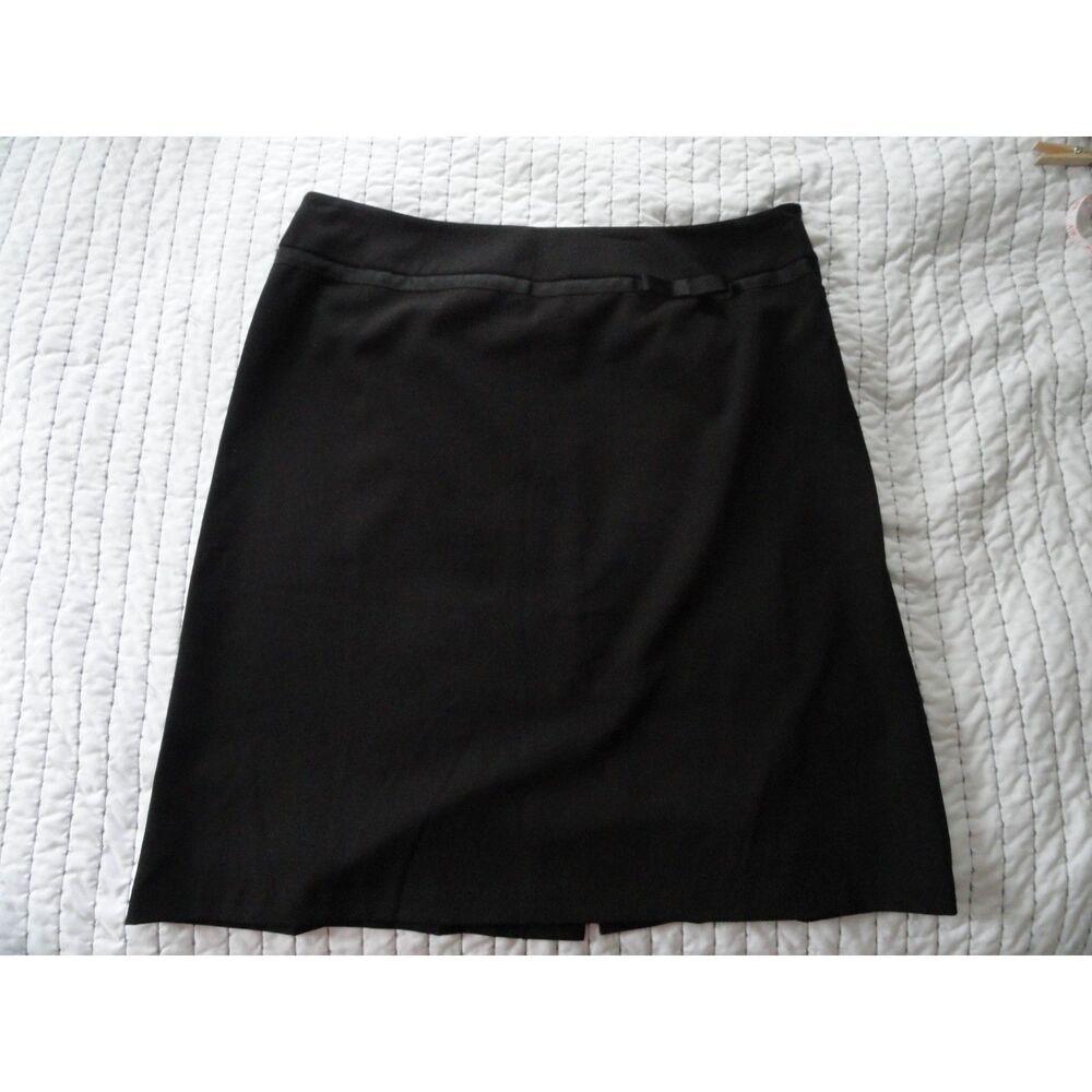 George Stretch Black Pencil Skirt, Size 18